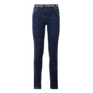 Kenzo logo detailed waistband skinny jeans NWT
